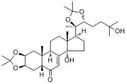 Ecdysterone 2,3:20,22-diacetonide molecular structure (CAS 22798-98-7)