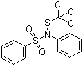 N-Phenyl-N-((trichloromethyl)thio)benzenesulfonamide molecular structure (CAS 2280-49-1)