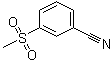 3-(Methylsulfonyl)benzonitrile molecular structure (CAS 22821-75-6)
