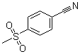 4-Methanesulfonylbenzonitrile molecular structure (CAS 22821-76-7)