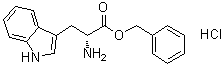 D-Tryptophan phenylmethyl ester monohydrochloride molecular structure (CAS 22839-16-3)