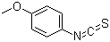 4-Methoxyphenyl isothiocyanate molecular structure (CAS 2284-20-0)