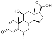 Methylprednisolone EP Impurity E molecular structure (CAS 229019-44-7)