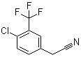4-Chloro-3-(trifluoromethyl)benzyl cyanide molecular structure (CAS 22902-82-5)