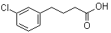3-Chlorobenzenebutanoic acid molecular structure (CAS 22991-05-5)