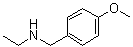 N-乙基-4-甲氧基苄胺分子结构 (CAS 22993-76-6)