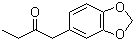 结构式 CAS# 23023-13-4, 1-(1,3-苯并二恶茂-5-基)-2-丁酮