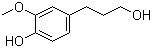 3-(4-Hydroxy-3-methoxyphenyl)-1-propanol molecular structure (CAS 2305-13-7)