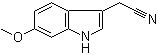 6-Methoxyindole-3-acetonitrile molecular structure (CAS 23084-35-7)