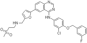 Lapatinib molecular structure (CAS 231277-92-2)