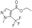 1-Methyl-5-trifluoromethylpyrazole-4-carboxylic acid ethyl ester molecular structure (CAS 231285-86-2)