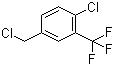 4-Chloro-3-(trifluoromethyl)benzyl chloride molecular structure (CAS 23131-73-9)