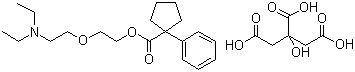 Pentoxyverine citrate molecular structure (CAS 23142-01-0)