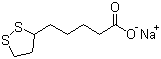 Sodium thioctate molecular structure (CAS 2319-84-8)