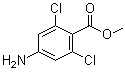 4-Amino-2,6-dichlorobenzoic acid methyl ester molecular structure (CAS 232275-49-9)