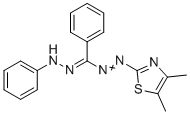 MTT formazan molecular structure (CAS 23305-68-2)