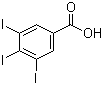 3,4,5-Triiodobenzoic acid molecular structure (CAS 2338-20-7)