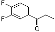 3',4'-Difluoropropiophenone molecular structure (CAS 23384-72-7)