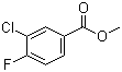 structure of CAS# 234082-35-0, Methyl 3-chloro-4-fluorobenzoate;3-Chloro-4-fluorobenzoic acid methyl ester