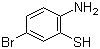 2-Amino-5-bromobenzenethiol molecular structure (CAS 23451-95-8)