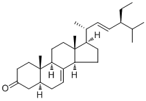 alpha-Spinasterone molecular structure (CAS 23455-44-9)