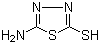 5-Amino-1,3,4-thiadiazole-2-thiol molecular structure (CAS 2349-67-9)