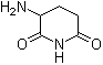 3-Aminopiperidine-2,6-dione molecular structure (CAS 2353-44-8)