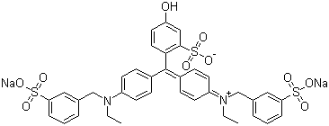 Food green 3 molecular structure (CAS 2353-45-9)