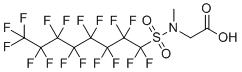 2-(N-Methylperfluorooctanesulfonamido)acetic acid molecular structure (CAS 2355-31-9)