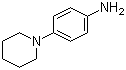 structure of CAS# 2359-60-6, 4-Piperidinoaniline;4-(1-Piperidino)aniline; N-(4-Aminophenyl)piperidine