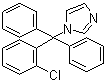Clotrimazole molecular structure (CAS 23593-75-1)