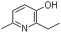 structure of CAS# 2364-75-2, 2-Ethyl-3-hydroxy-6-methylpyridine;6-Methyl-2-ethyl-3-hydroxypyridine