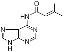 structure of CAS# 2365-40-4, N6-(delta 2-Isopentenyl)-adenine;N6-(2-Isopentenyl)-adenine