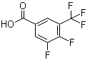 3,4-Difluoro-5-trifluoromethylbenzoic acid molecular structure (CAS 237761-76-1)
