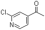 1-(2-氯吡啶-4-基)乙酮分子结构 (CAS 23794-15-2)