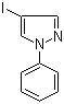 1-Phenyl-4-iodopyrazole molecular structure (CAS 23889-85-2)