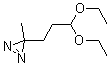 3-(3,3-Diethoxypropyl)-3-methyl-3H-diazirine molecular structure (CAS 23902-18-3)