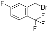 2-Trifluoromethyl-5-fluorobenzyl bromide molecular structure (CAS 239135-48-9)