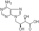 4-(6-Amino-9H-purin-9-yl)-4-deoxy-D-erythronic acid molecular structure (CAS 23918-98-1)