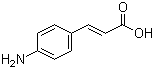 4-Aminocinnamic acid molecular structure (CAS 2393-18-2)