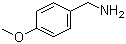 4-Methoxybenzylamine molecular structure (CAS 2393-23-9)