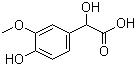 DL-4-羟基-3-甲氧基扁桃酸分子结构 (CAS 2394-20-9)