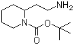 2-(Aminoethyl)-1-N-Boc-piperidine molecular structure (CAS 239482-98-5)