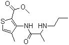 Articaine molecular structure (CAS 23964-58-1)