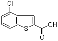 4-Chlorobenzo[b]thiophene-2-carboxylic acid molecular structure (CAS 23967-57-9)