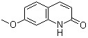 7-Methoxyquinolin-2(1H)-one molecular structure (CAS 23981-26-2)