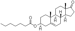 Dehydroepiandrosterone enanthate molecular structure (CAS 23983-43-9)