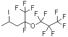 structure of CAS# 243128-39-4, 1,1,1,2-Tetrafluoro-2-(heptafluoropropoxy)-4-iodopentane