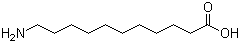 11-Aminoundecanoic acid molecular structure (CAS 2432-99-7)