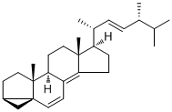 structure of CAS# 24352-51-0, 3,5-Cycloergosta-6,8(14),22-triene